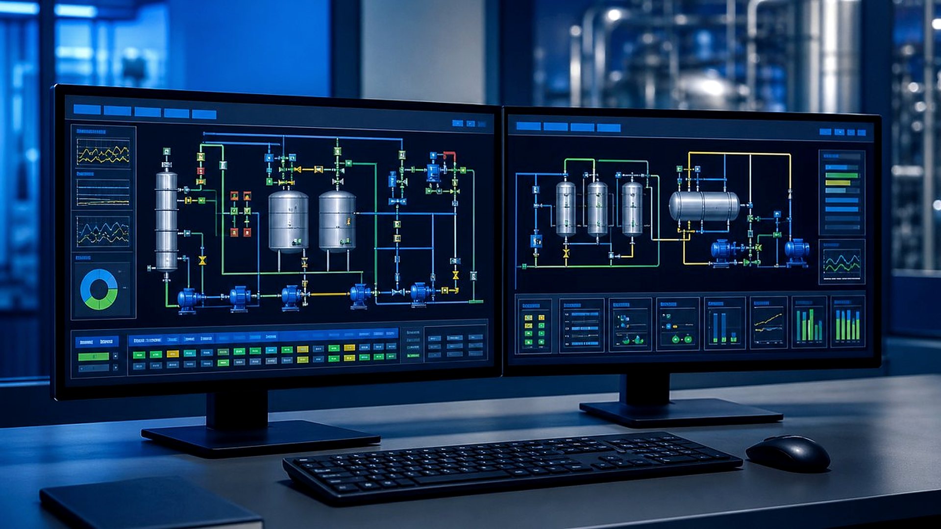 Kontrolsan — endüstriyel otomasyon, PLC ve SCADA kontrol odası