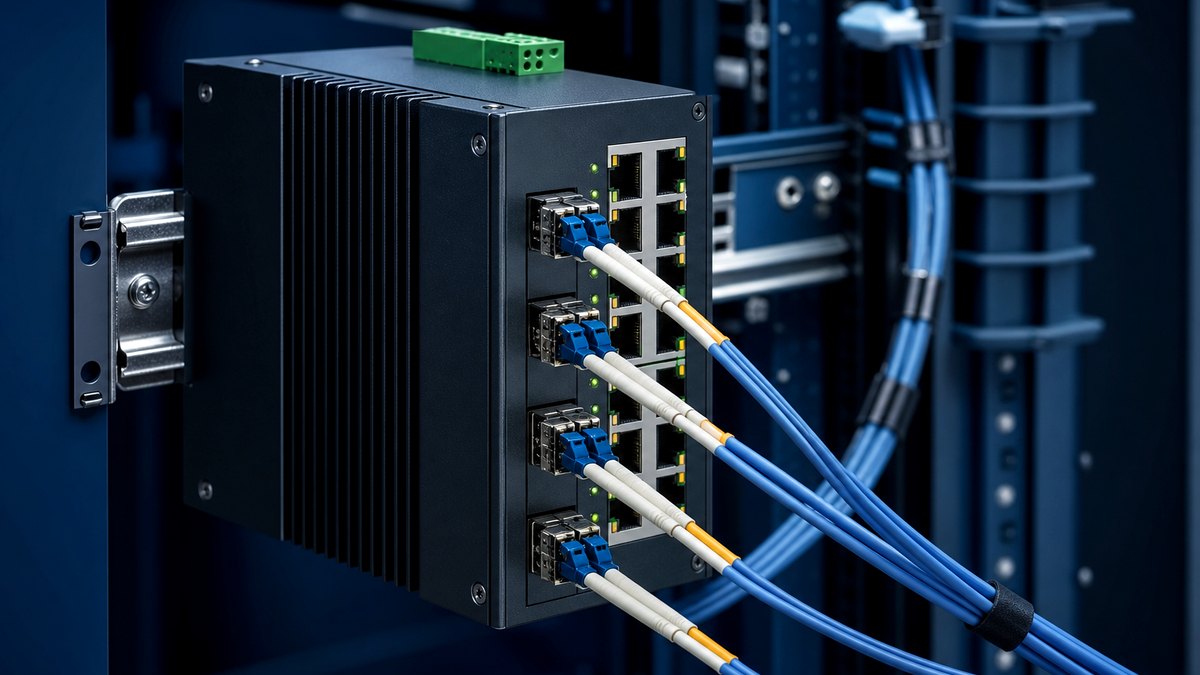 Fiber Optik Endüstriyel Switch